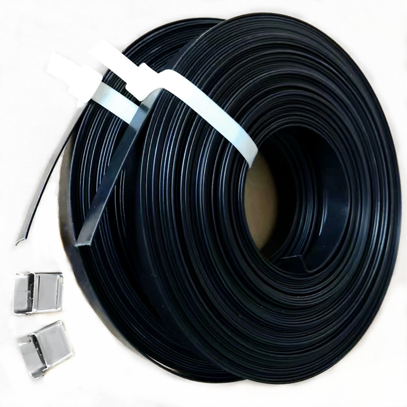 Plastic coated waterproof flame retardant halogen-free lashing fixed strap